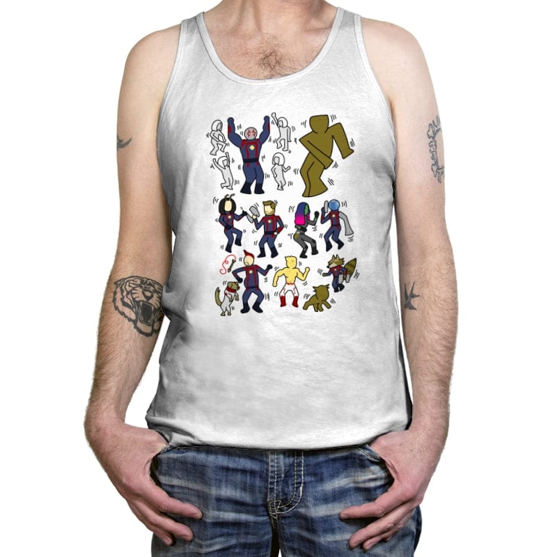 Galaxy Dance - Tanktop Tanktop RIPT Apparel X-Small / White