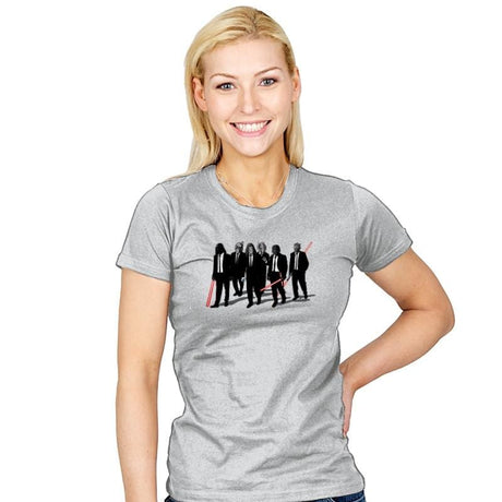 Galaxy Dogs - Womens T-Shirts RIPT Apparel Small / Silver