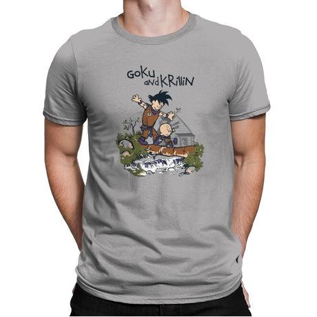 Galvin and Krobbes - Kamehameha Tees - Mens Premium T-Shirts RIPT Apparel Small / Light Grey