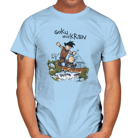 Galvin and Krobbes - Kamehameha Tees - Mens T-Shirts RIPT Apparel Small / Light Blue