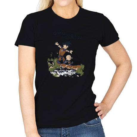 Galvin and Krobbes - Kamehameha Tees - Womens T-Shirts RIPT Apparel Small / Black