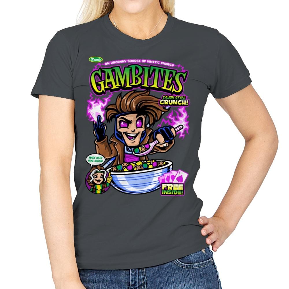 Gambites - Best Seller - Womens T-Shirts RIPT Apparel Small / Charcoal