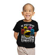 Game Ghosts Retro - Youth T-Shirts RIPT Apparel X-small / Black
