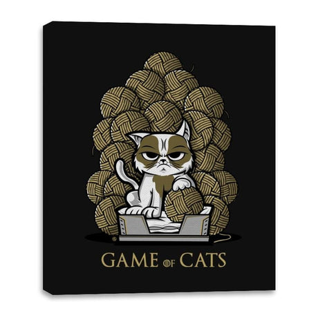 Game Of Cats - Canvas Wraps Canvas Wraps RIPT Apparel