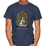 Game Of Cats - Mens T-Shirts RIPT Apparel Small / Navy