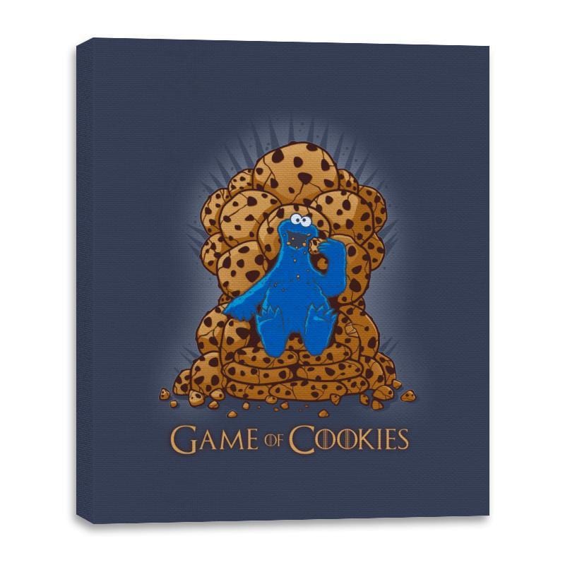 Game Of Cookies - Canvas Wraps Canvas Wraps RIPT Apparel 16x20 / Navy