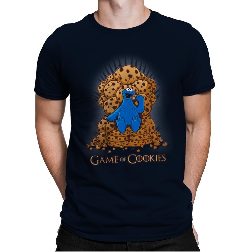 Game Of Cookies - Mens Premium T-Shirts RIPT Apparel Small / Midnight Navy