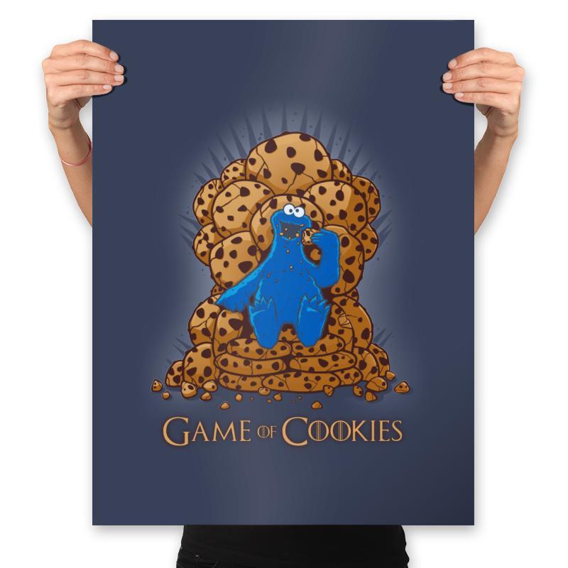 Game Of Cookies - Prints Posters RIPT Apparel 18x24 / Navy