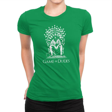 Game of Dudes Exclusive - Womens Premium T-Shirts RIPT Apparel Small / Kelly Green