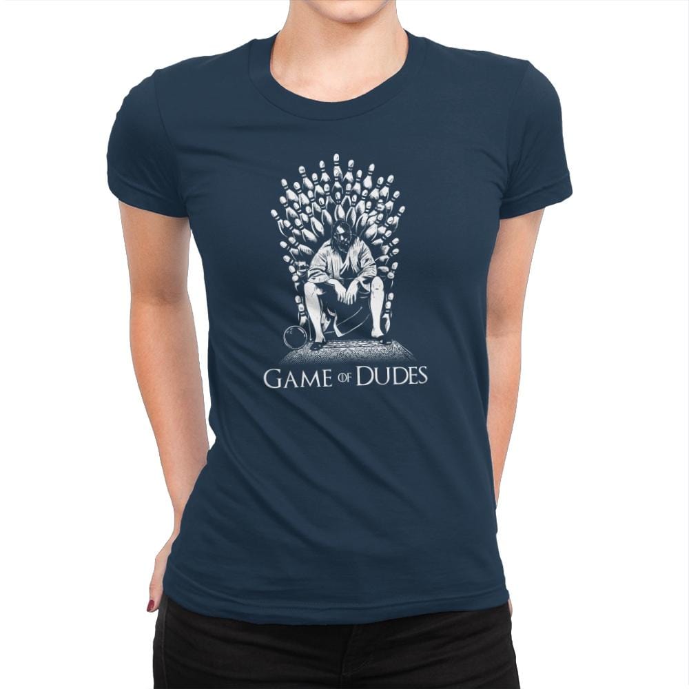 Game of Dudes Exclusive - Womens Premium T-Shirts RIPT Apparel Small / Midnight Navy
