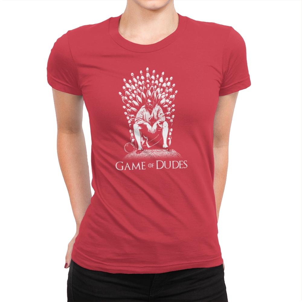 Game of Dudes Exclusive - Womens Premium T-Shirts RIPT Apparel Small / Red