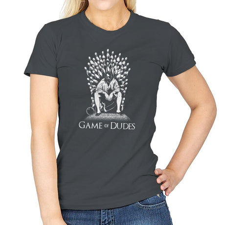Game of Dudes Exclusive - Womens T-Shirts RIPT Apparel Small / Charcoal
