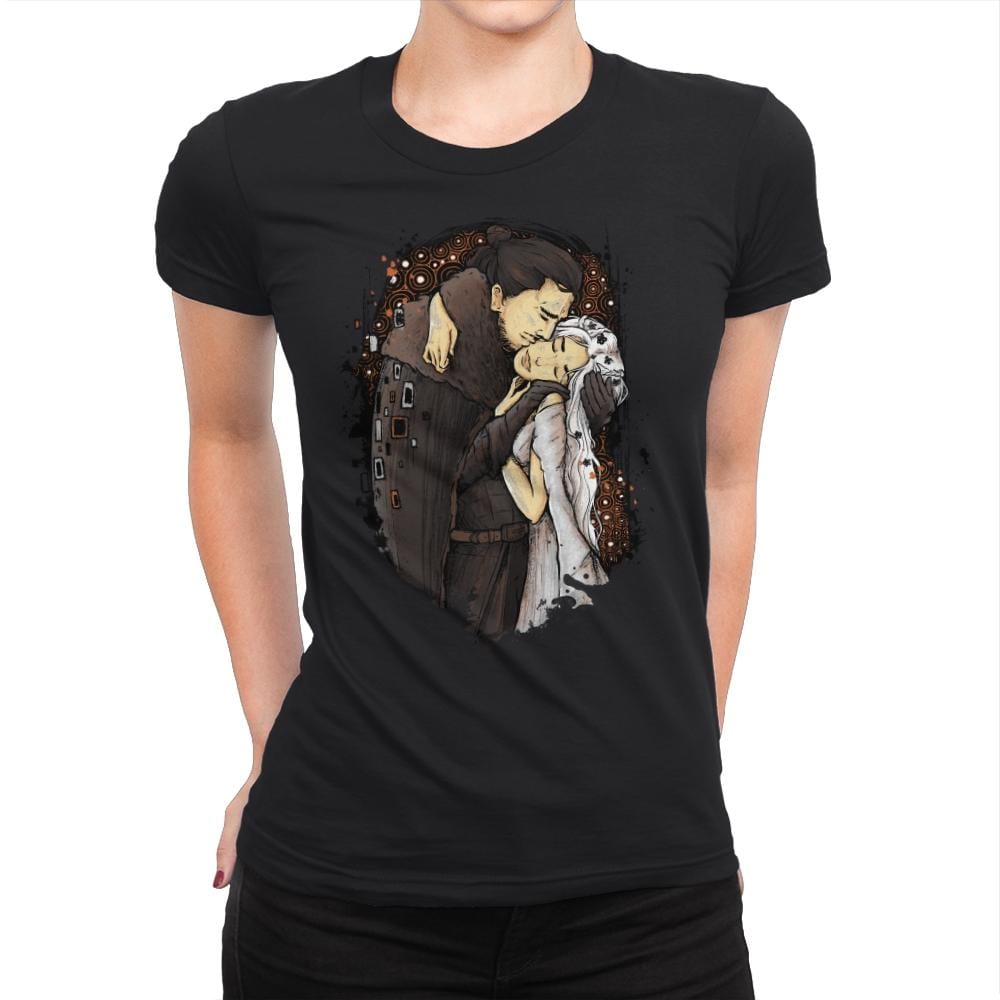 Game of Kisses - Womens Premium T-Shirts RIPT Apparel Small / Black