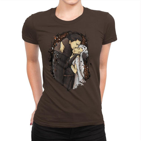 Game of Kisses - Womens Premium T-Shirts RIPT Apparel Small / Dark Chocolate