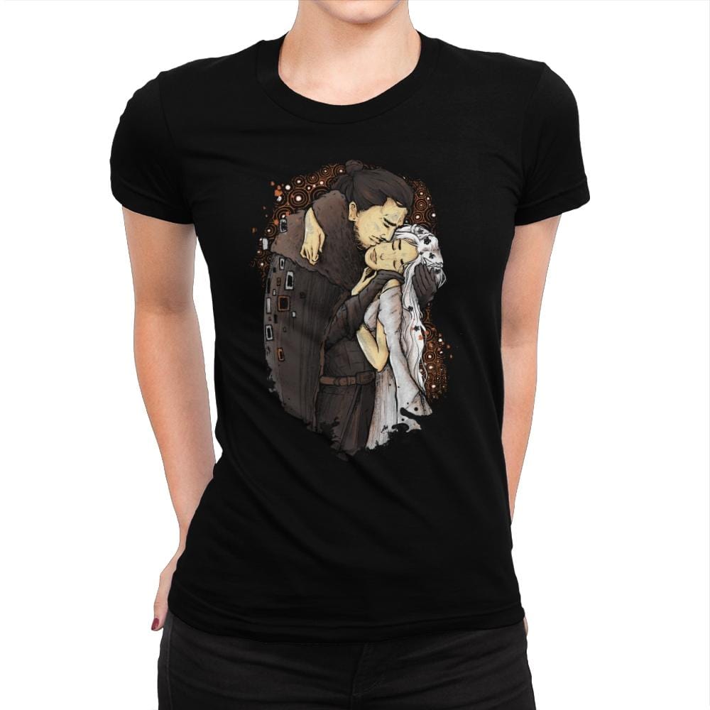 Game of Kisses - Womens Premium T-Shirts RIPT Apparel Small / Indigo