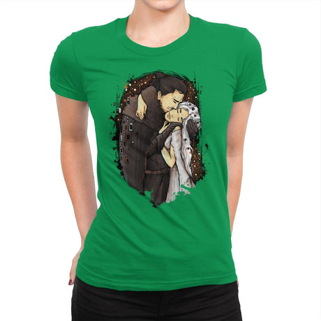 Game of Kisses - Womens Premium T-Shirts RIPT Apparel Small / Kelly Green