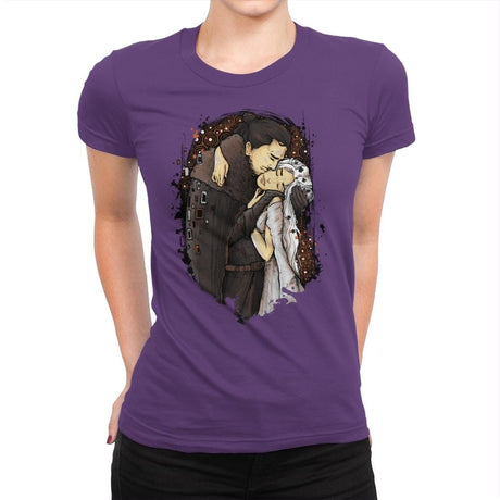 Game of Kisses - Womens Premium T-Shirts RIPT Apparel Small / Purple Rush