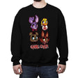 Game Over - Crew Neck Sweatshirt Crew Neck Sweatshirt RIPT Apparel Small / Black