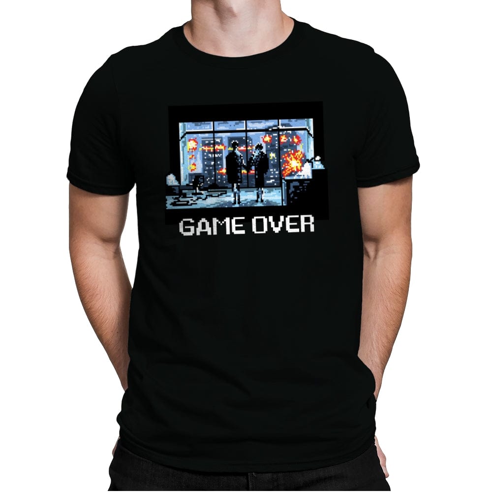Game Over - Mens Premium T-Shirts RIPT Apparel Small / Black