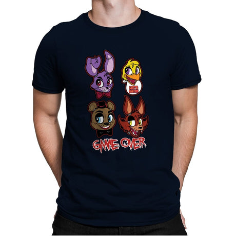 Game Over - Mens Premium T-Shirts RIPT Apparel Small / Midnight Navy