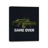 Game Over Player - Canvas Wraps Canvas Wraps RIPT Apparel 11x14 / Black