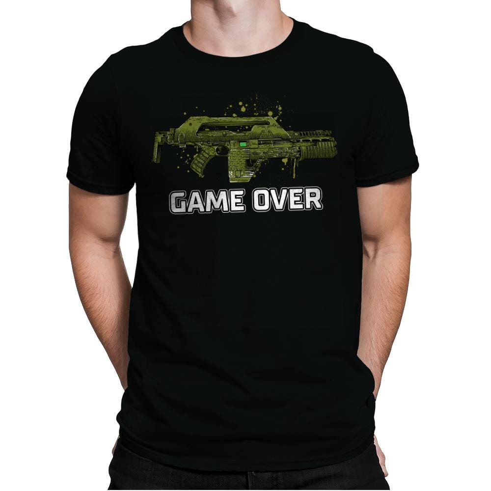 Game Over Player - Mens Premium T-Shirts RIPT Apparel Small / Black