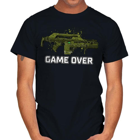Game Over Player - Mens T-Shirts RIPT Apparel Small / Black