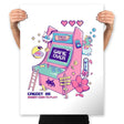Game Over - Prints Posters RIPT Apparel 18x24 / White
