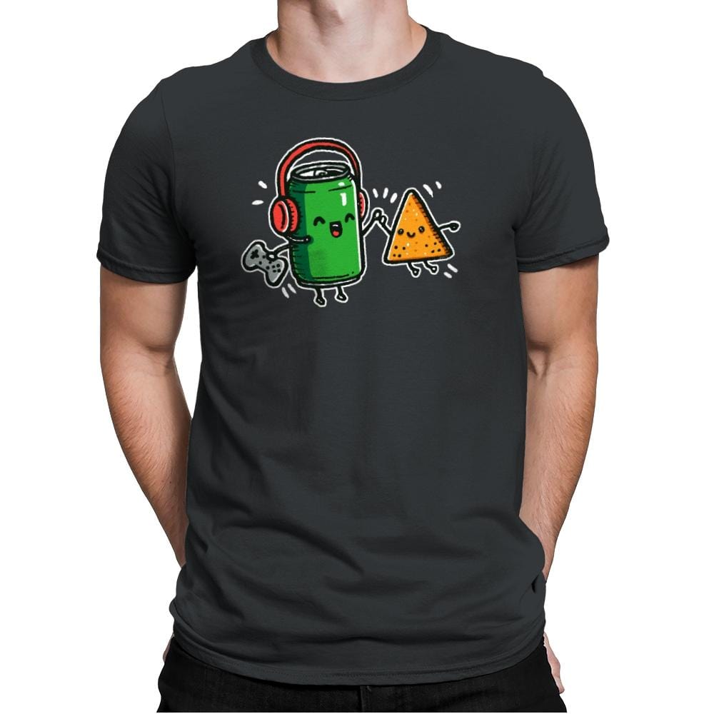 Game Partner - Mens Premium T-Shirts RIPT Apparel Small / Heavy Metal