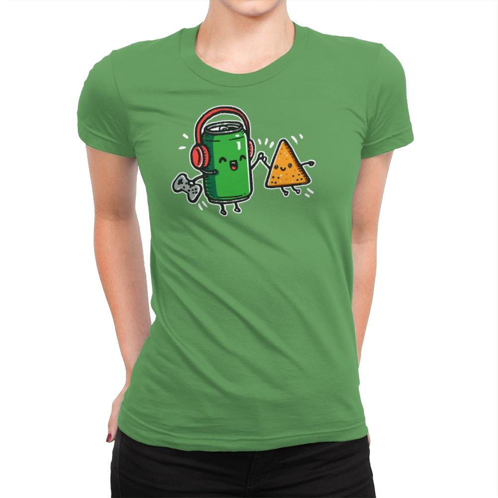 Game Partner - Womens Premium T-Shirts RIPT Apparel Small / Kelly
