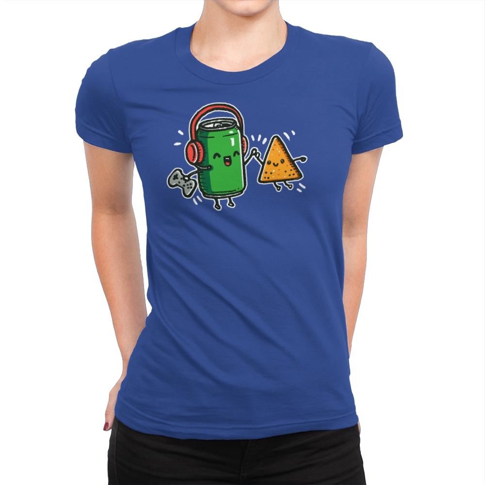 Game Partner - Womens Premium T-Shirts RIPT Apparel Small / Royal