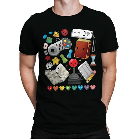 Game World - Mens Premium T-Shirts RIPT Apparel Small / Black