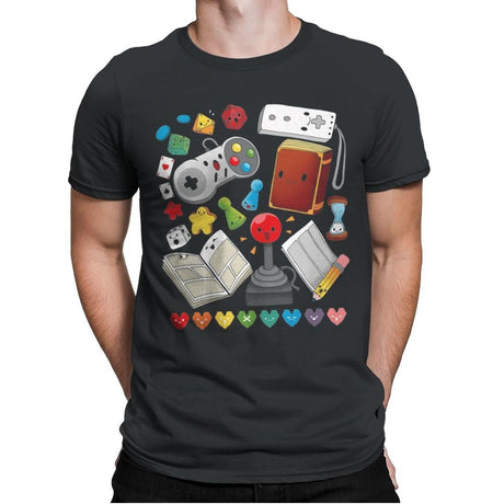 Game World - Mens Premium T-Shirts RIPT Apparel Small / Heavy Metal