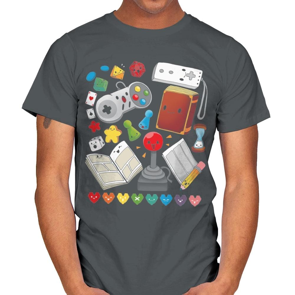 Game World - Mens T-Shirts RIPT Apparel Small / Charcoal
