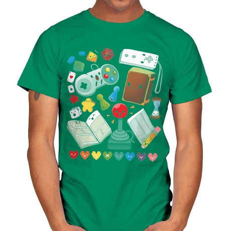 Game World - Mens T-Shirts RIPT Apparel Small / Kelly Green