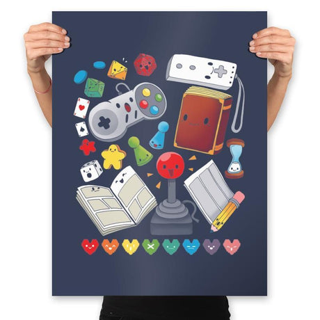 Game World - Prints Posters RIPT Apparel 18x24 / Navy