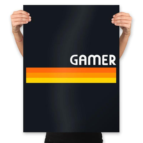 Gamer Baby - Prints Posters RIPT Apparel 18x24 / Black