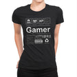 Gamer Label - Womens Premium T-Shirts RIPT Apparel Small / Black