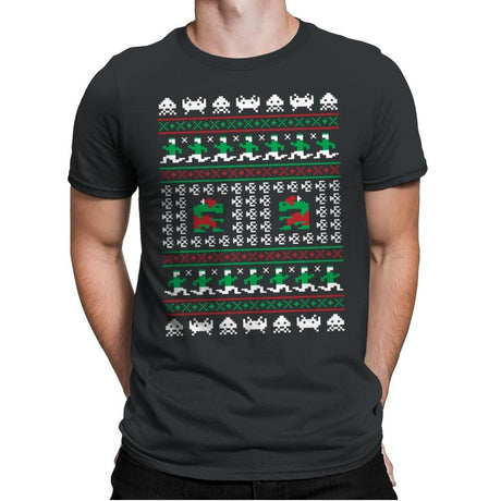 Games Of Christmas Past - Mens Premium T-Shirts RIPT Apparel Small / Heavy Metal