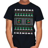 Games Of Christmas Past - Mens T-Shirts RIPT Apparel Small / Black