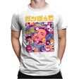 Ganbatte Machine  - Mens Premium T-Shirts RIPT Apparel Small / White