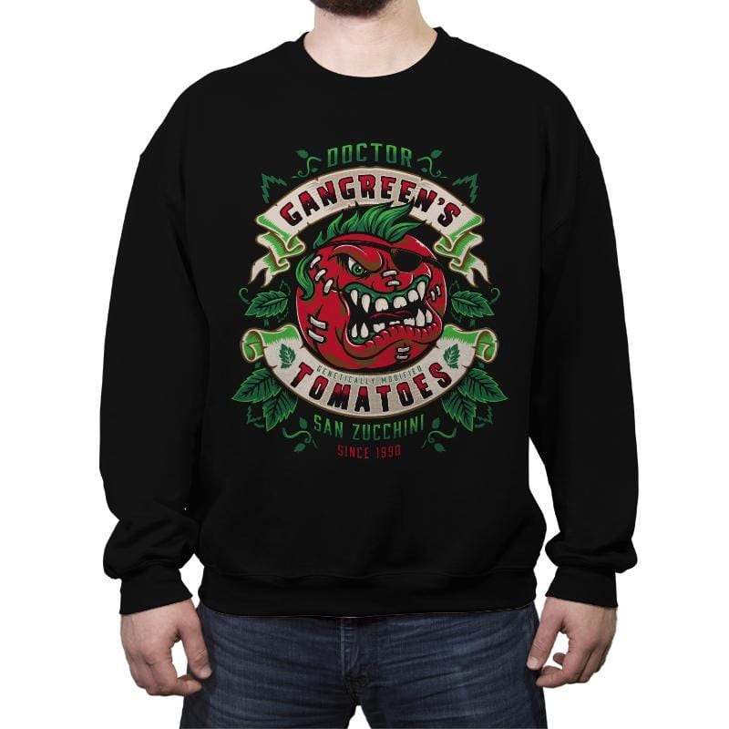 Gangreen's Tomatoes - Crew Neck Sweatshirt Crew Neck Sweatshirt RIPT Apparel