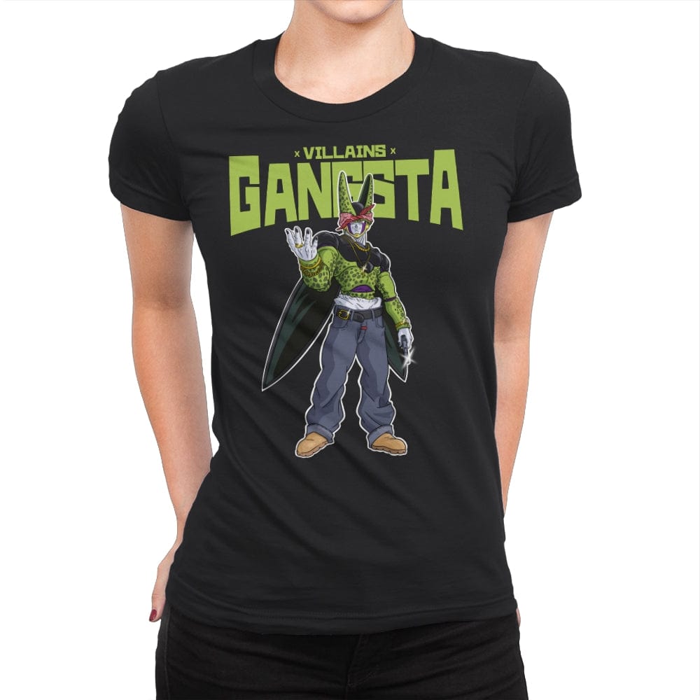 Gangsta - Womens Premium T-Shirts RIPT Apparel Small / Black