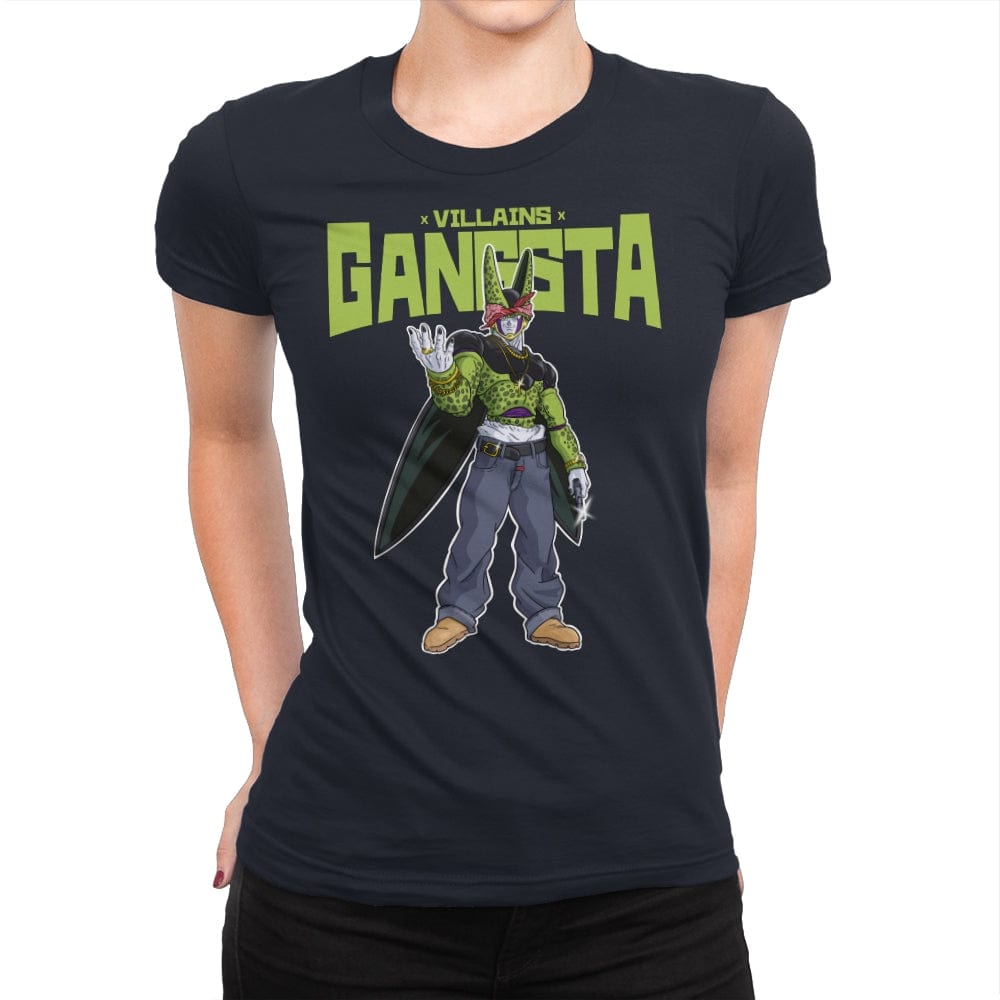 Gangsta - Womens Premium T-Shirts RIPT Apparel Small / Midnight Navy