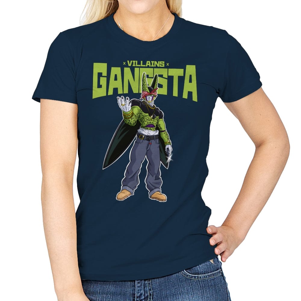 Gangsta - Womens T-Shirts RIPT Apparel Small / Navy