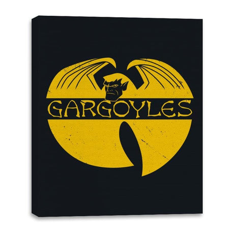 Gargoyle Clan - Canvas Wraps Canvas Wraps RIPT Apparel 16x20 / Black