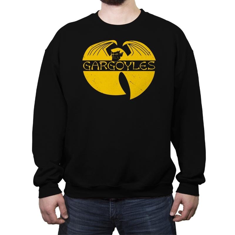 Gargoyle Clan - Crew Neck Sweatshirt Crew Neck Sweatshirt RIPT Apparel Small / Black