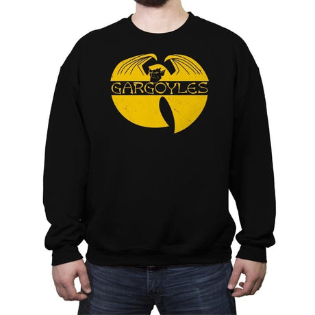 Gargoyle Clan - Crew Neck Sweatshirt Crew Neck Sweatshirt RIPT Apparel Small / Black