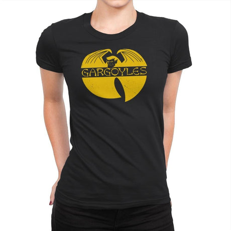 Gargoyle Clan - Womens Premium T-Shirts RIPT Apparel Small / Black
