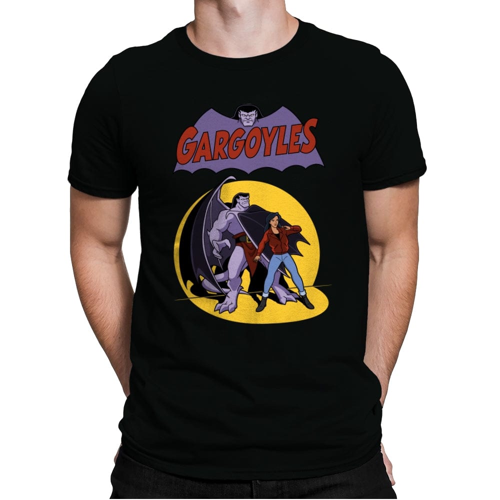 Gargoyles Cover - Mens Premium T-Shirts RIPT Apparel Small / Black